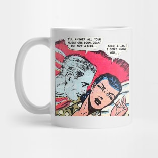 Comic art dream kiss Mug